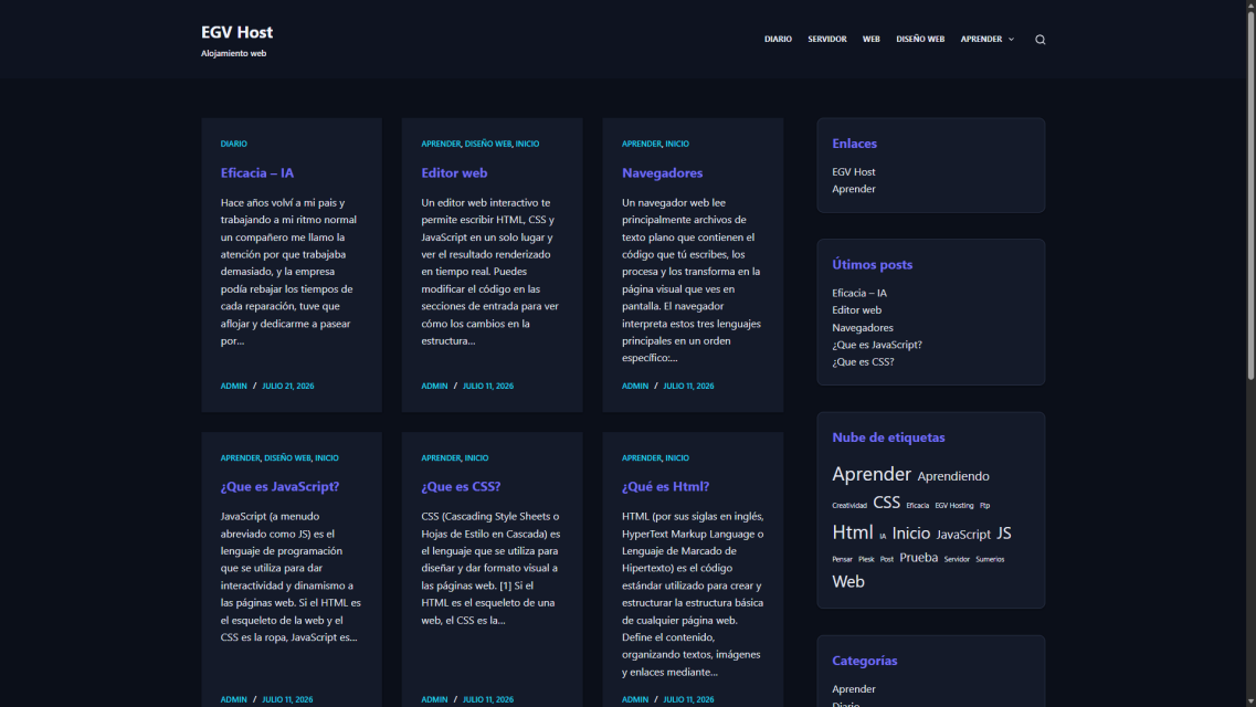 Preguntas frecuentes, documentación y blog